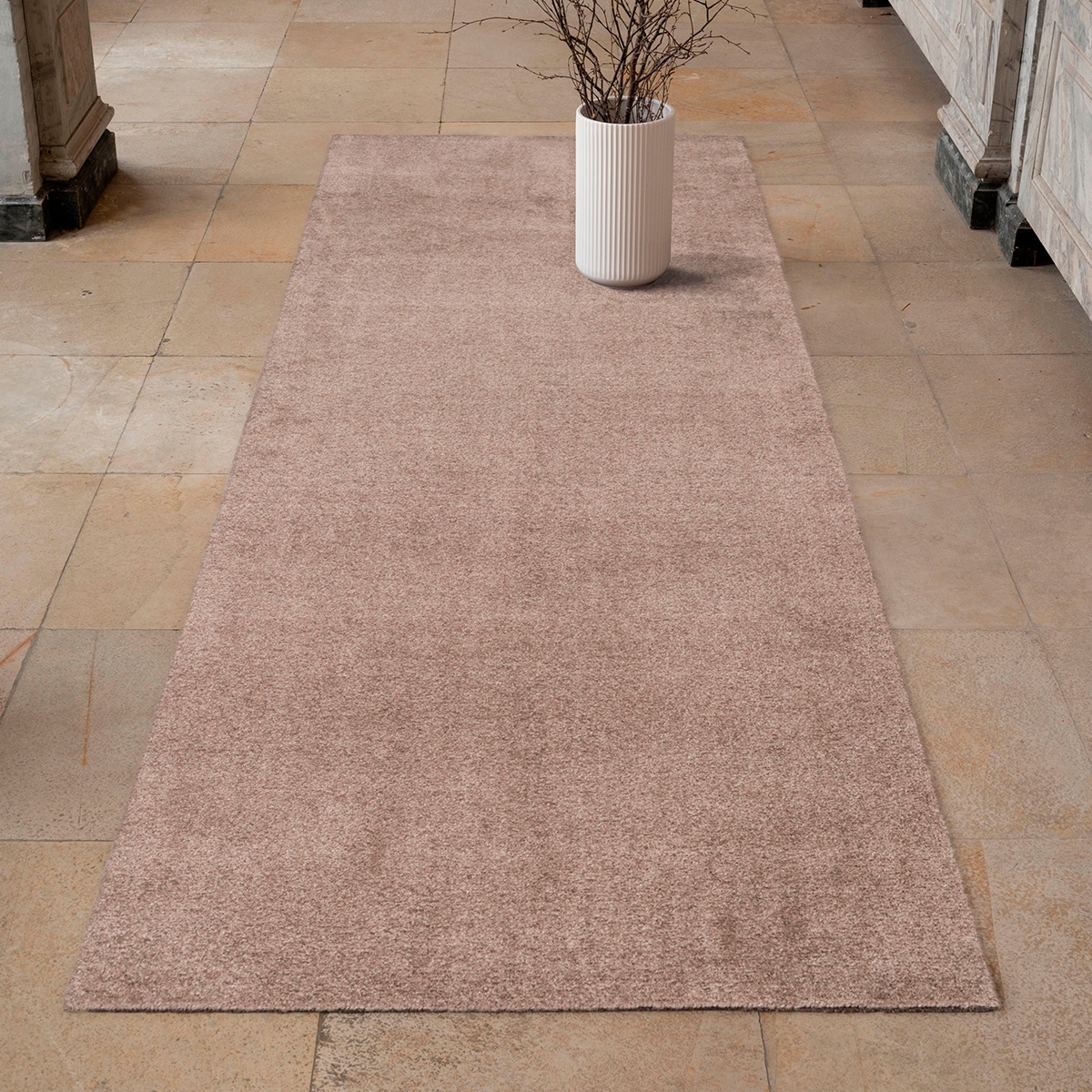 Tica Smudsmåtte - 100x300 cm. SAND - Unicolor