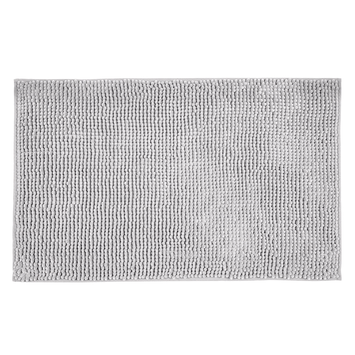 Wenko Allstar Chenille Bademåtte - Lysegrå, 50x80 cm