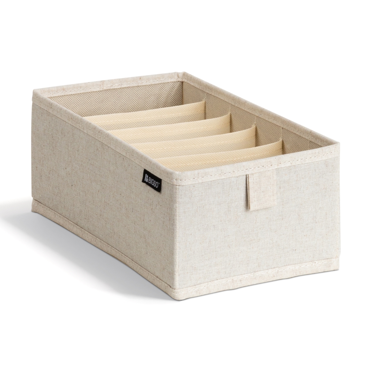 Bigso Box - Gøteborg Skuffeopbevaring - 6 rum, Smal - Beige