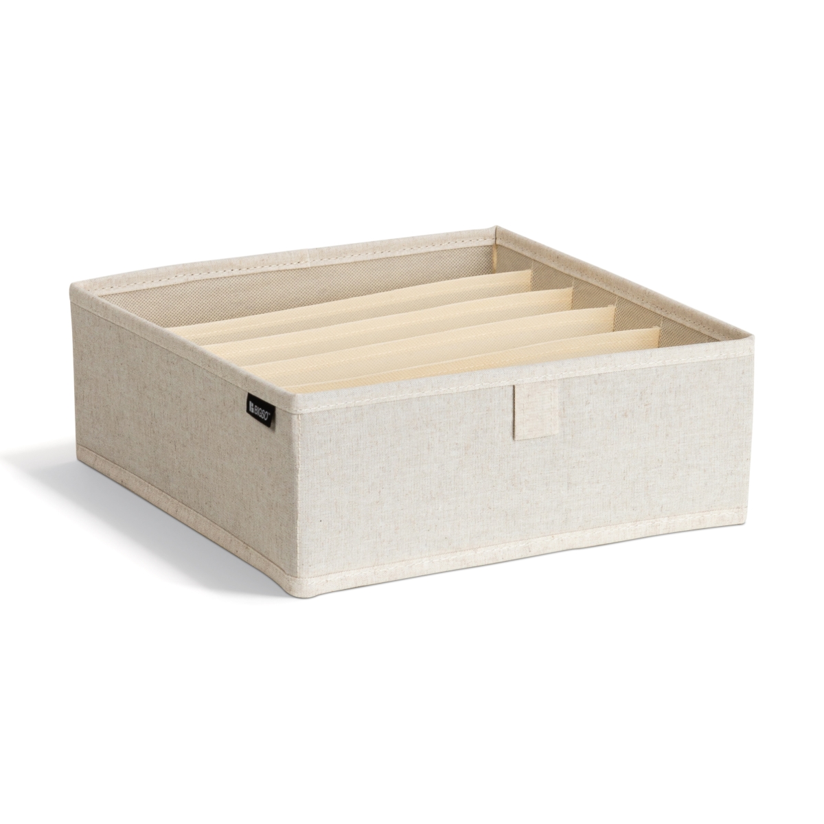 Bigso Box - Gøteborg Skuffeopbevaring - 6 rum, Bred - Linen