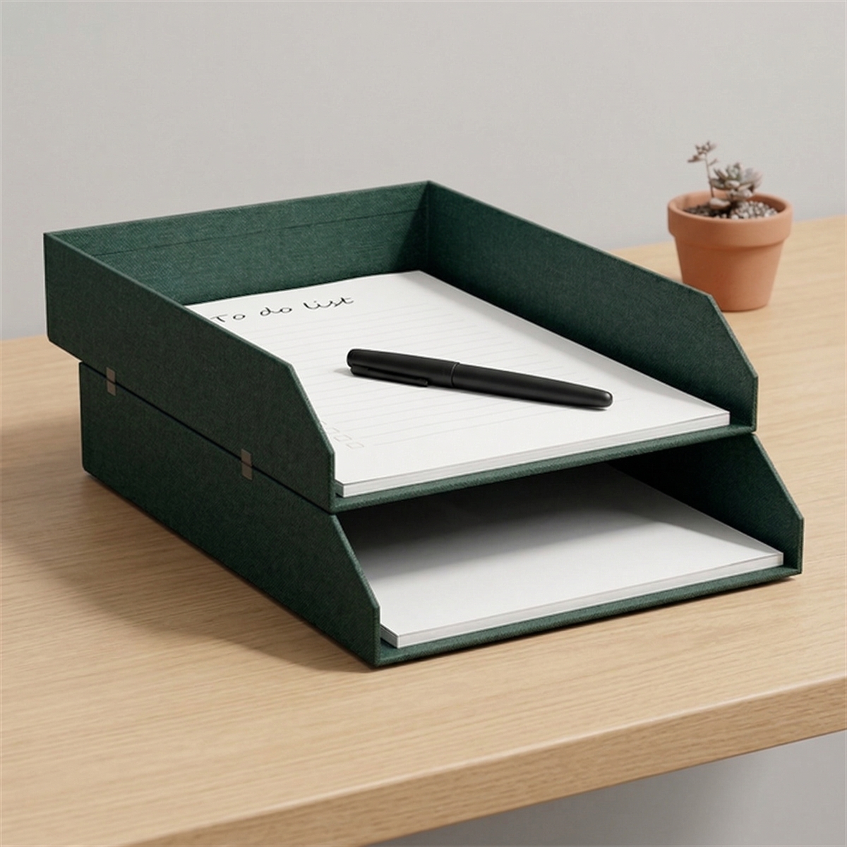 Bigso Box of Sweden - Håkan - Brevbakke - Mørkegrøn