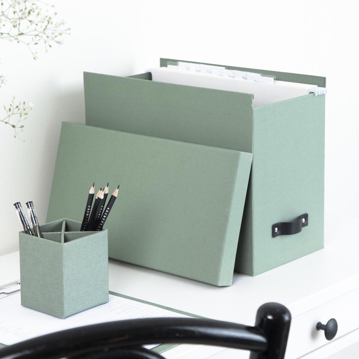 Bigso Box of Sweden - Johan - Filebox, Soft Teal