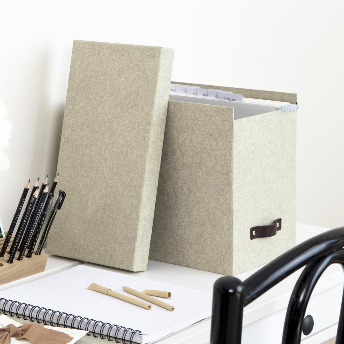 Bigso Box of Sweden - Johan - Filebox, Linen