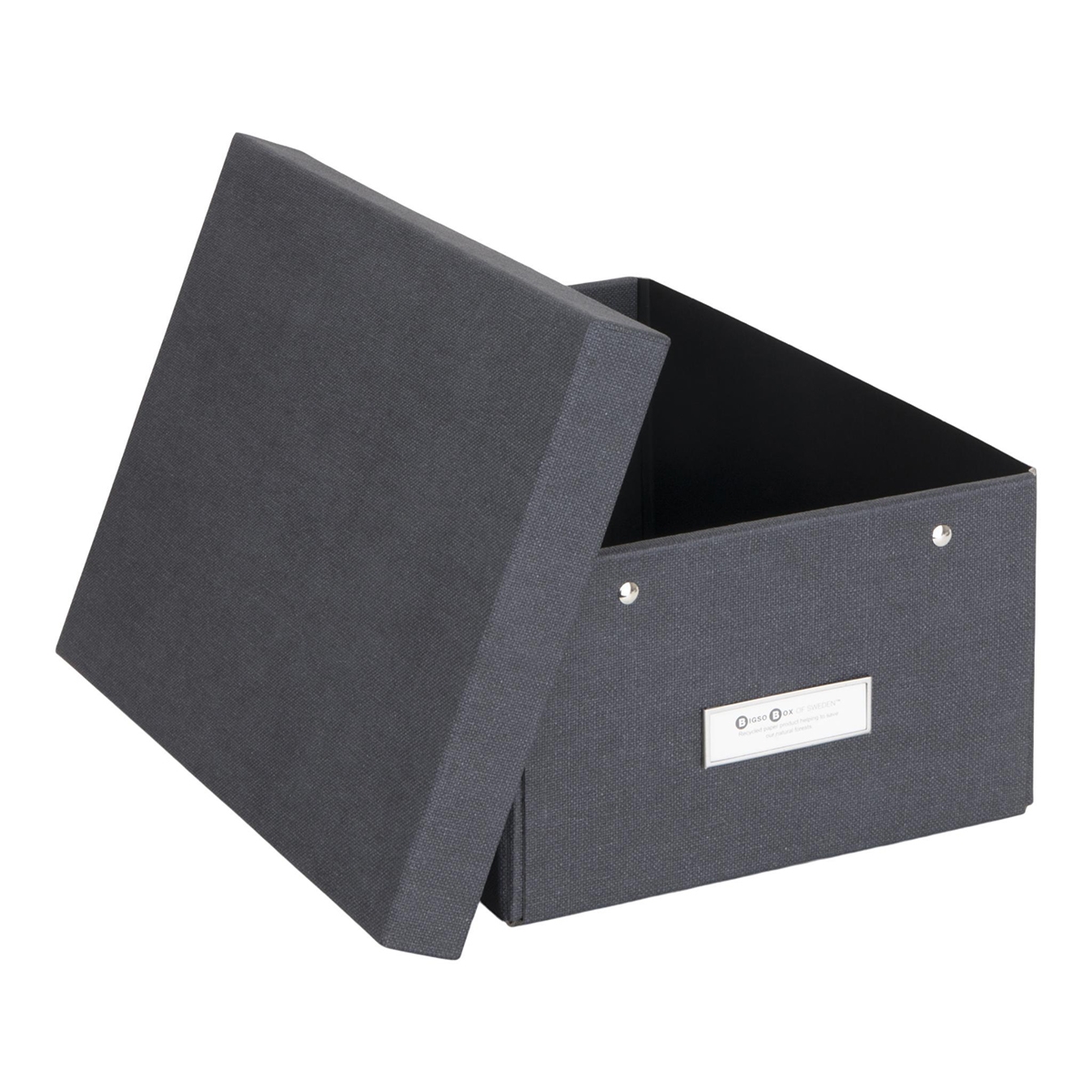 Bigso Box of Sweden - Opbevaringskasse Small - Karin - Sort
