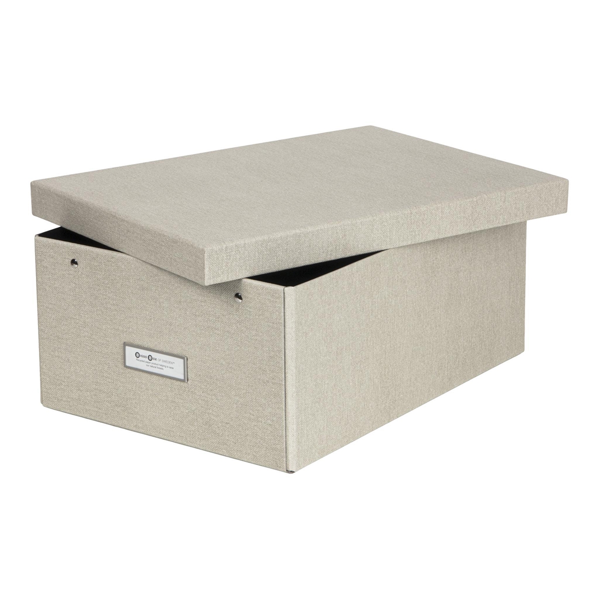 Bigso Box of Sweden - Opbevaringskasse Medium - Katia - Linen