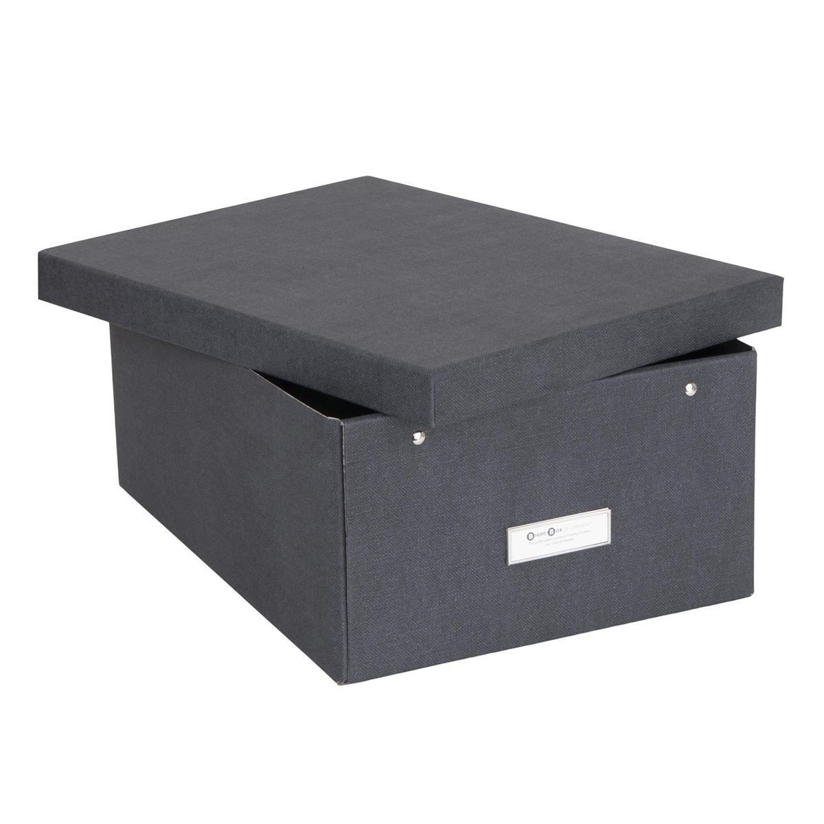 Bigso Box of Sweden - Opbevaringskasse Medium - Katia - Sort