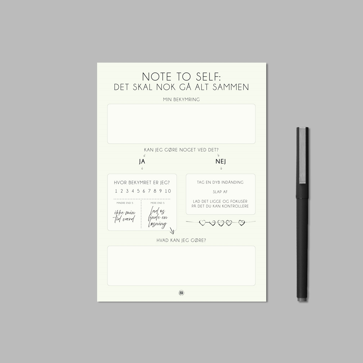 Boxdelux blok A5 - Note To Self