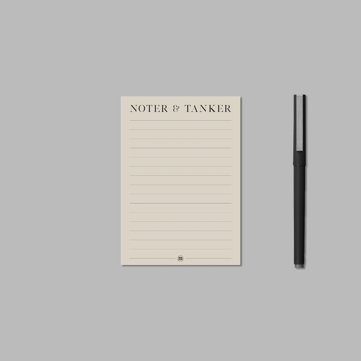 Boxdelux blok A6 - Min notesblok - Colorcode, Beige