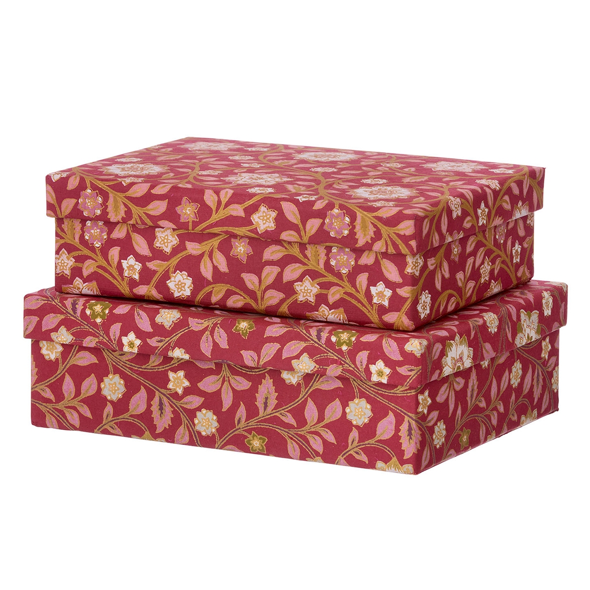 Bungalow Oblong SMALL æskesæt - Roja Scarlet
