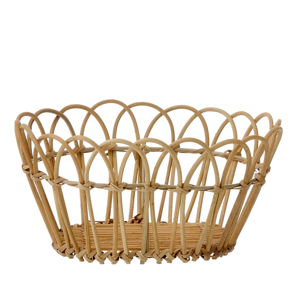 Bungalow brødkurv i Rattan - 23cm, Tall