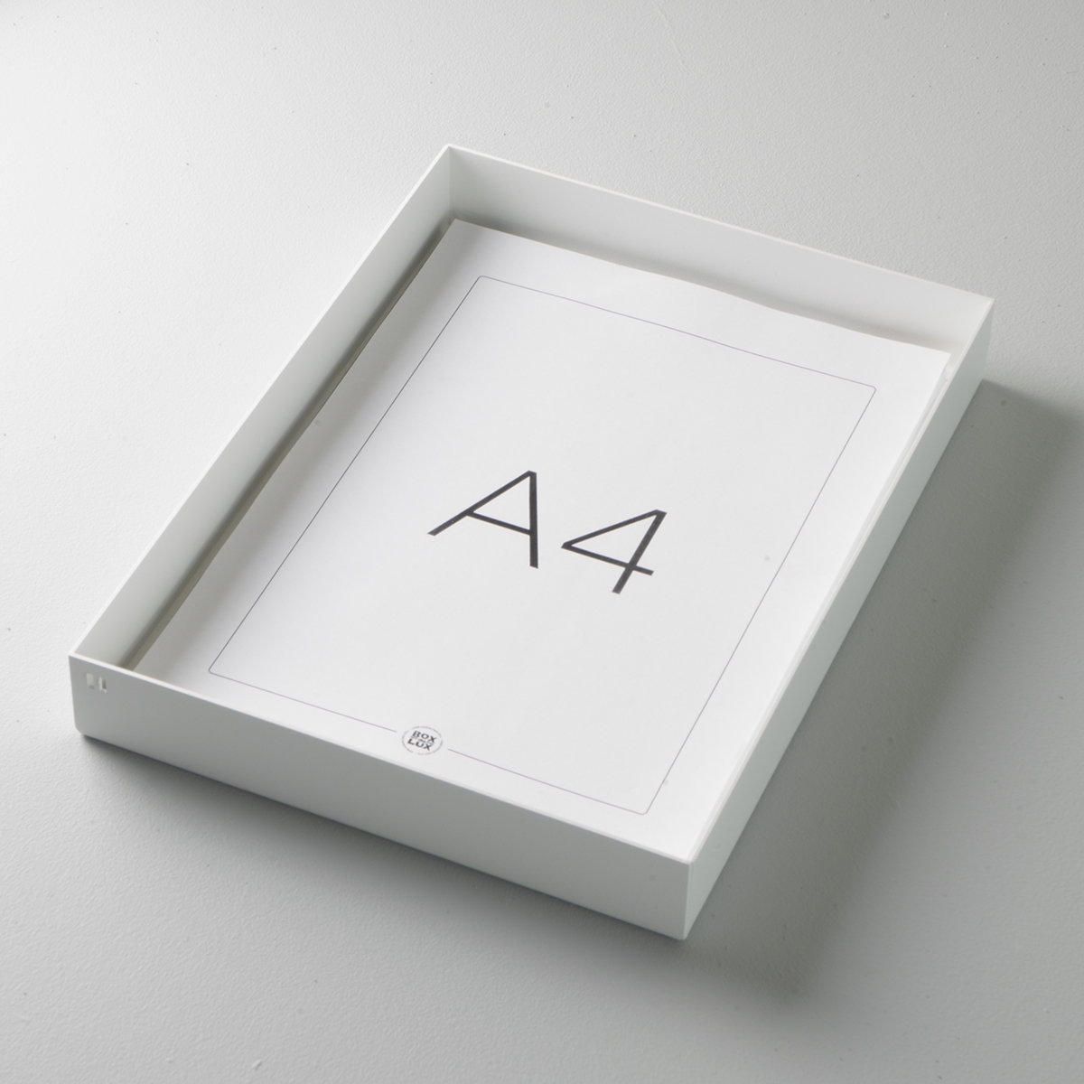Como bakke i metal - A4 - Hvid