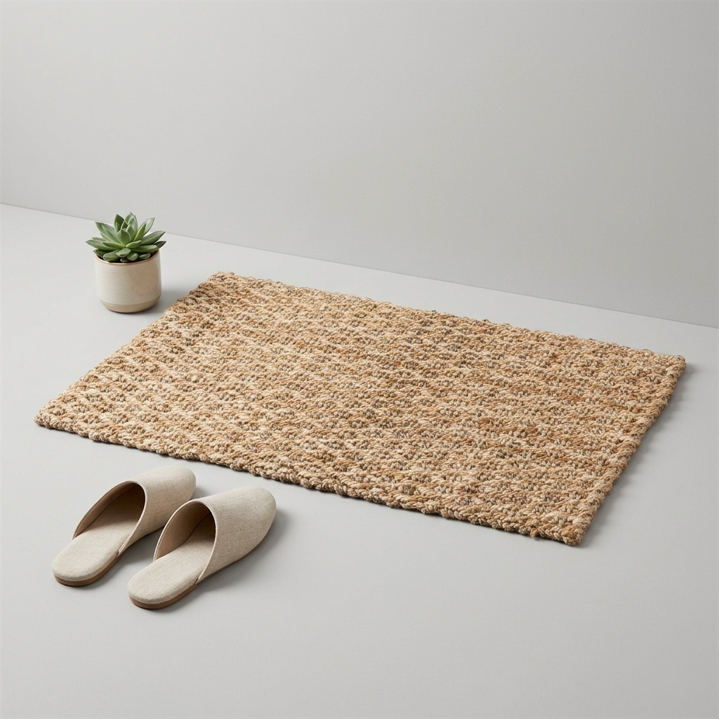 Dixie dørmåtte i jute - FANNY diamonds - Natur 60x90cm