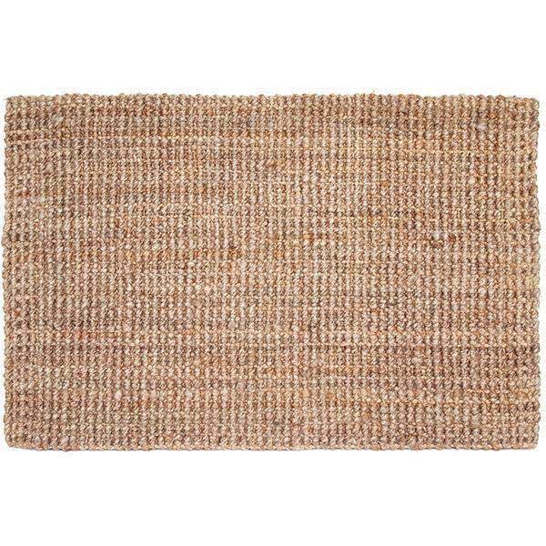 Dixie dørmåtte i jute - Mørk Natur, 60 x 90 cm.