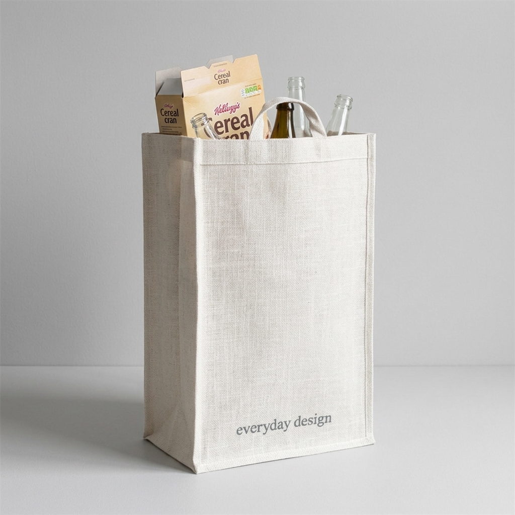 Everyday Design - Jutepose til affaldssortering - Hvid