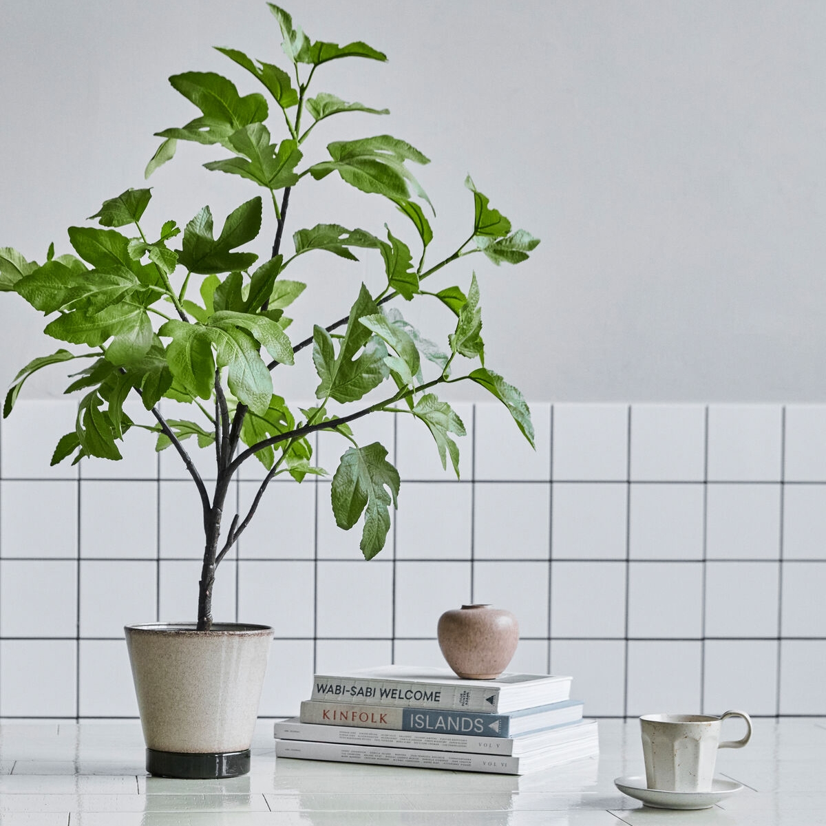 House Doctor kunstig plante - Fig - Grøn - 81 cm