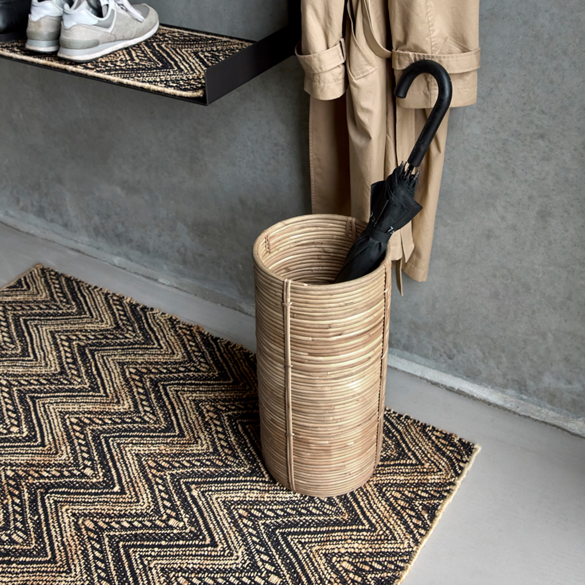 House Doctor Paraplyholder i Rattan, Bella