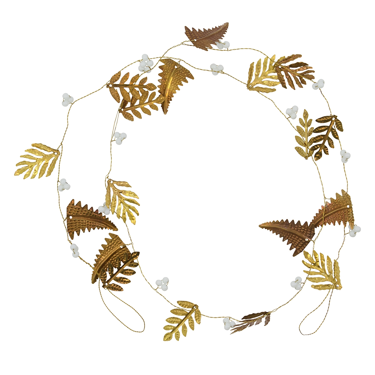 House Doctor Guirlande i metal LEAF - 150 cm.