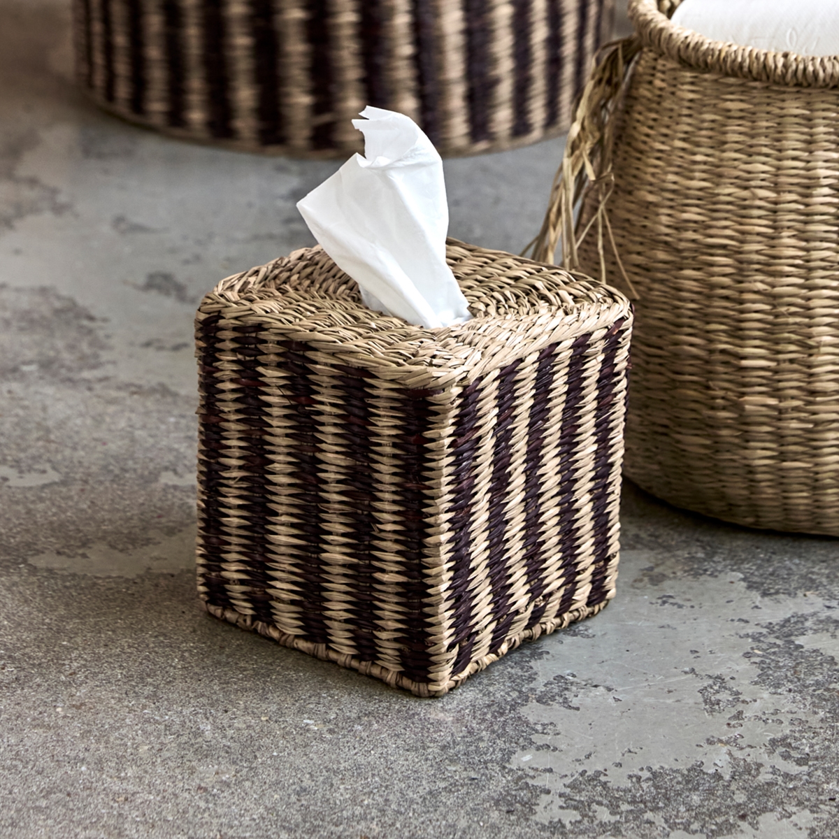 House Doctor kleenex holder - HDClean, Brun