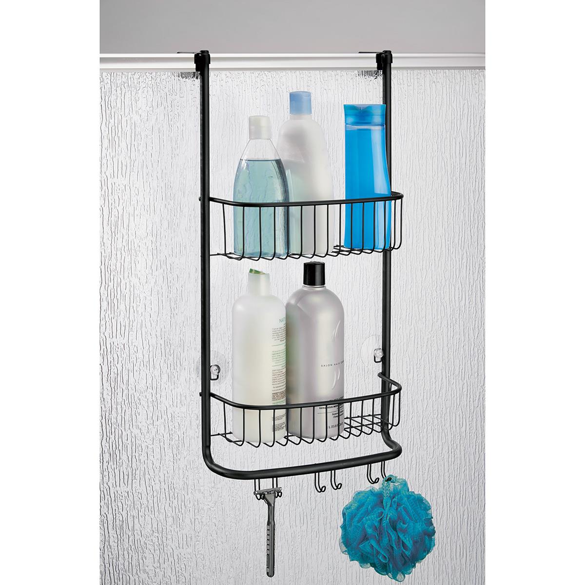 IDesign Shower Caddy til bruserdør - mat sort