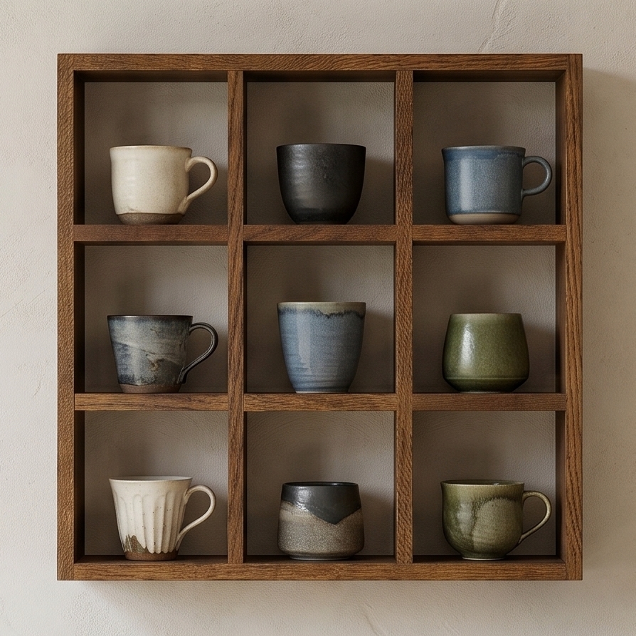 Lake Sættekasse i Egetræ - Debut 3x3 Mocha