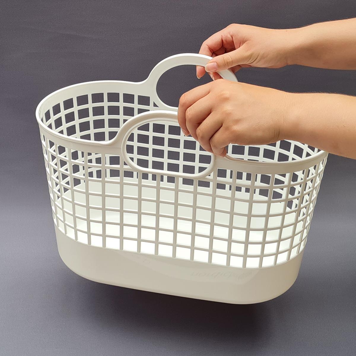 Like-It - Regitze Opbevaringskurv i hvid plast - Lille