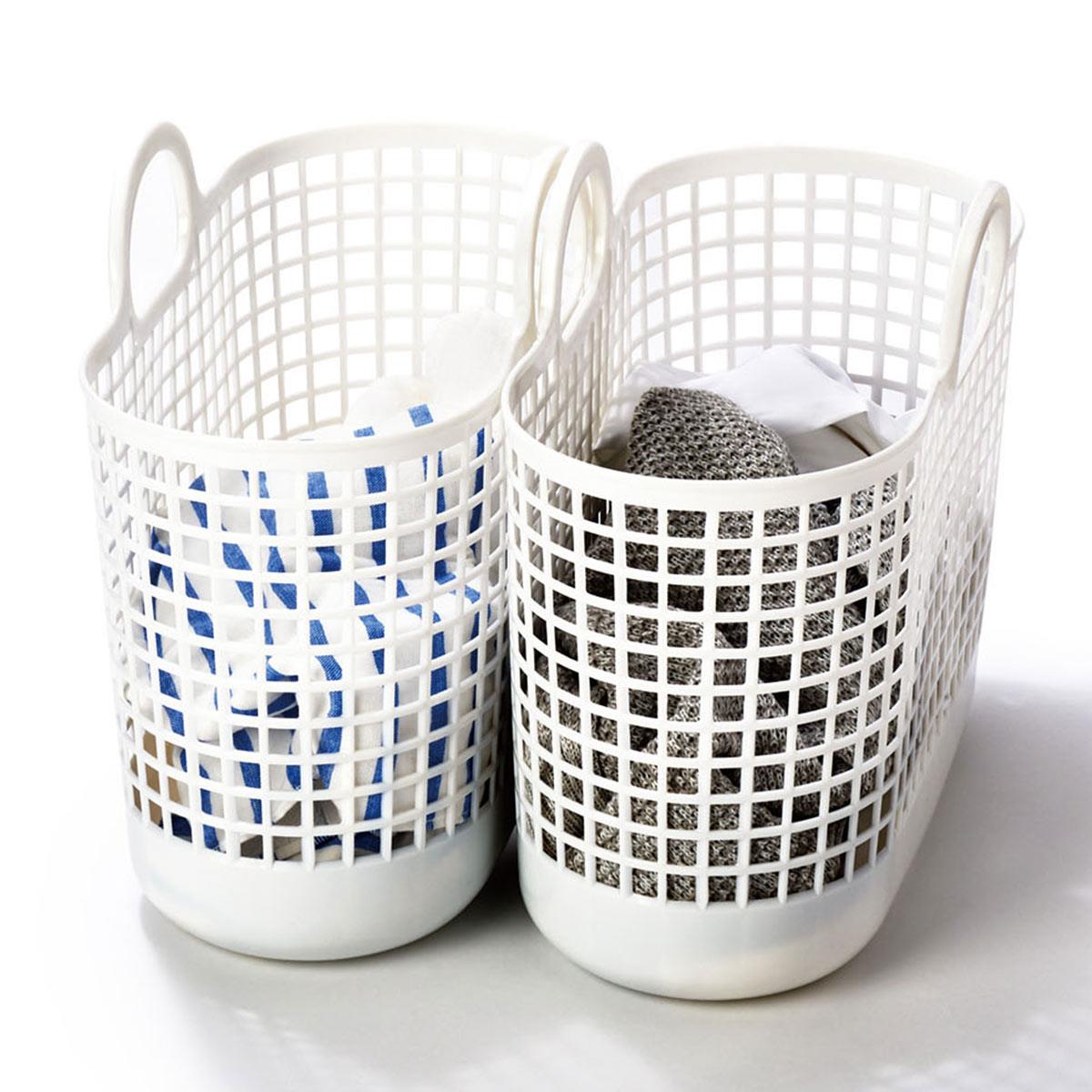 Like-It - Regitze Opbevaringskurv i hvid plast - Medium