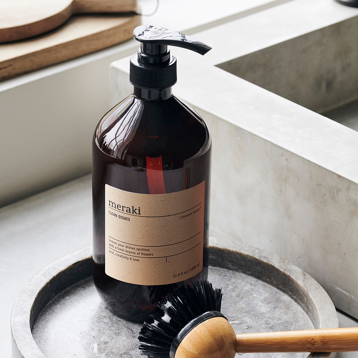Meraki opvaskemiddel - Blossom Breeze, 1000 ml.
