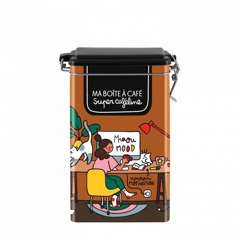 Metaldåse til Kaffe, Miaou fra Derrière la Porte