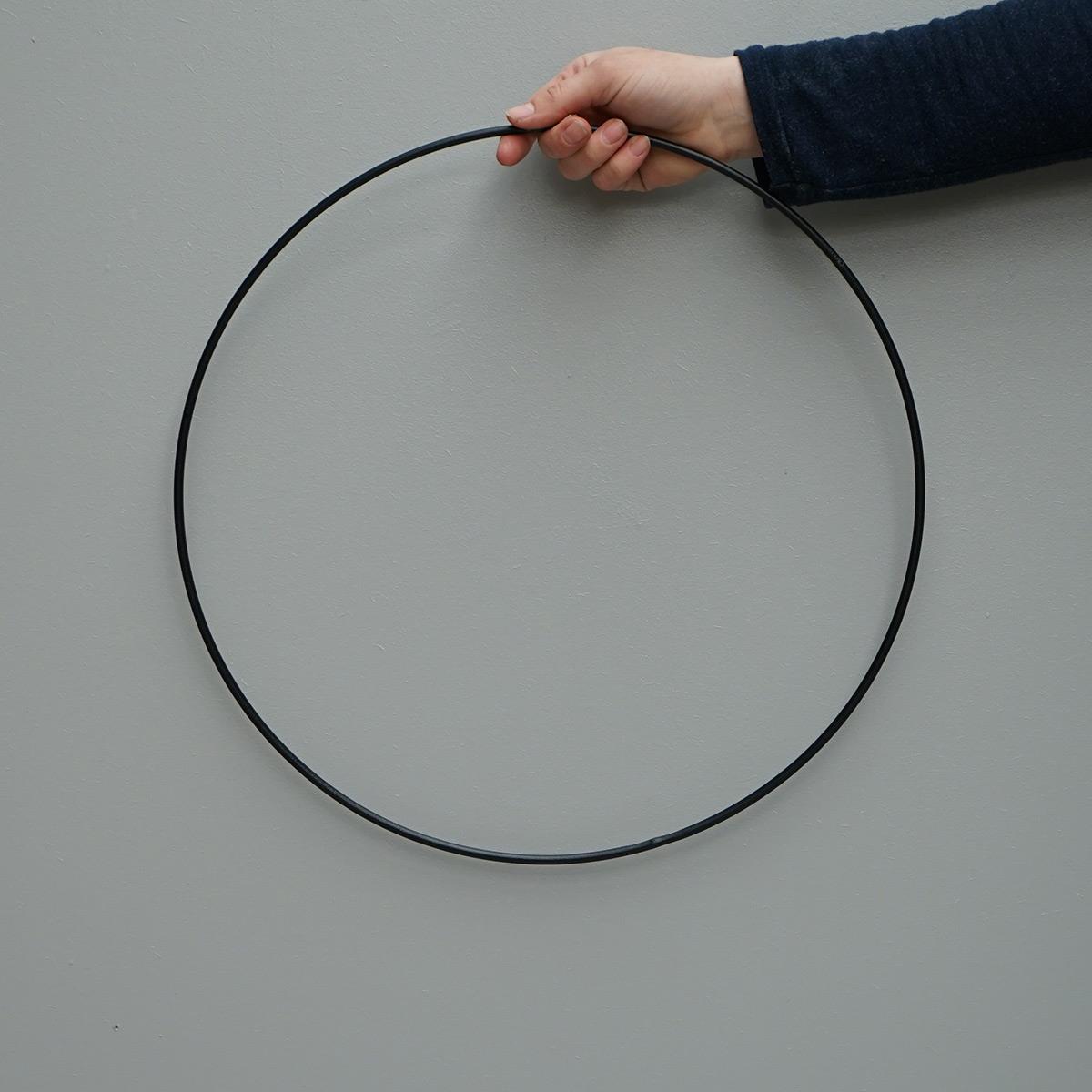 Como Metalring til dekorationer, 39 cm, Sort