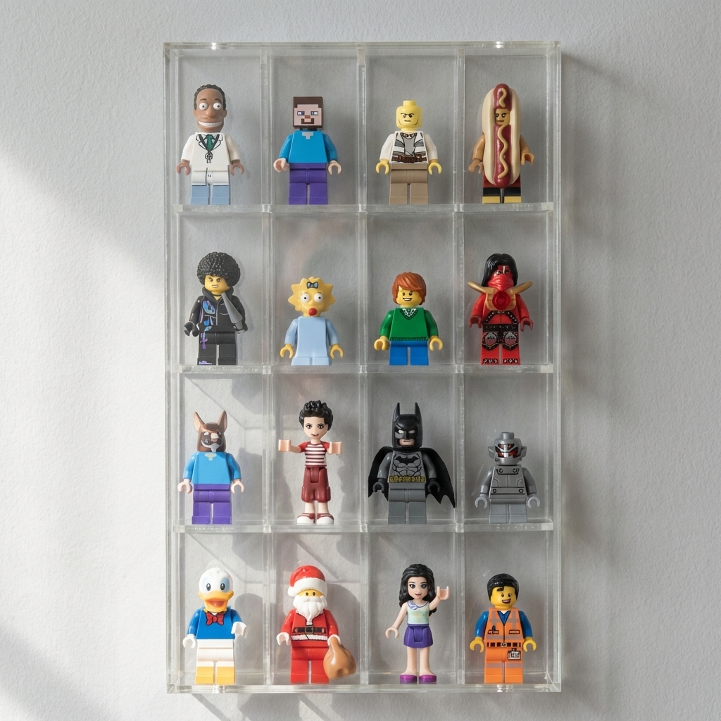 Modena minidisplay i klar akryl