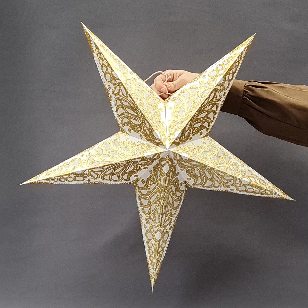 Starlightz Stjernelampe - Geeta GOLD, 60 cm.