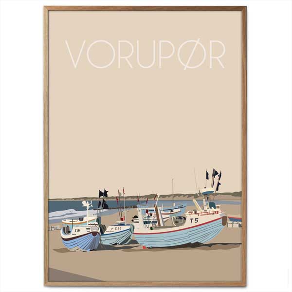 Danmark Plakat - Vorupør