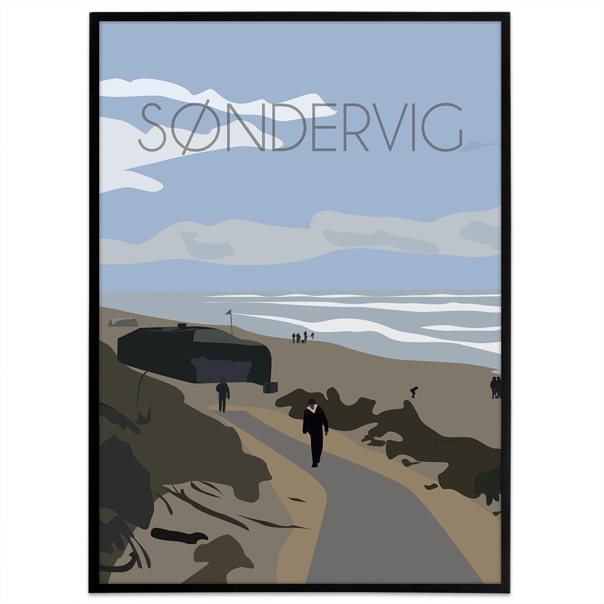 Plakat - Danmark - Søndervig