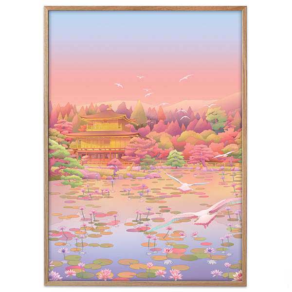 Plakat - Japan is amazing - Kinkaku-Ji