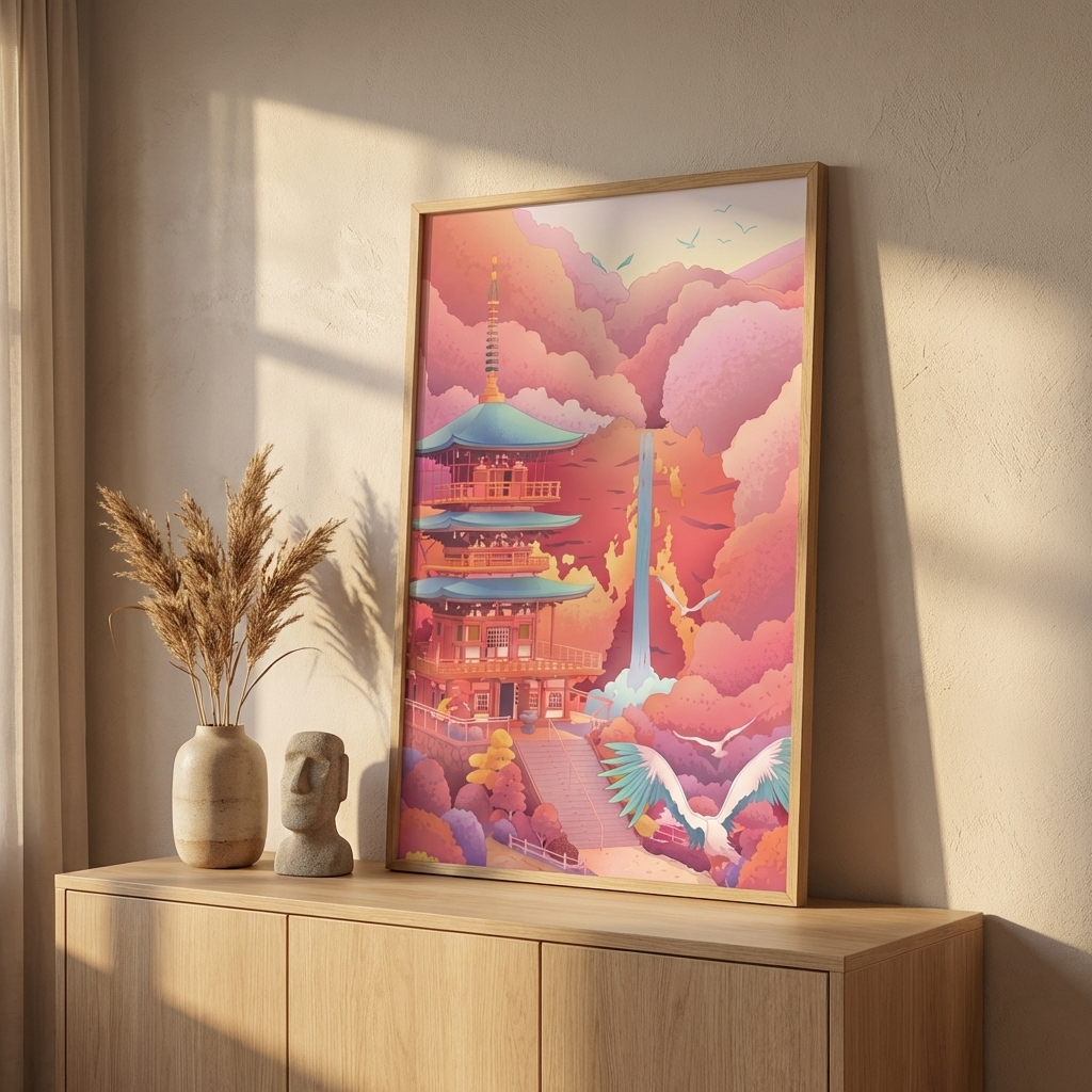 Plakat - Japan is amazing - Seigantoji