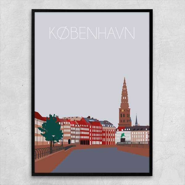 Danmark Plakat - København