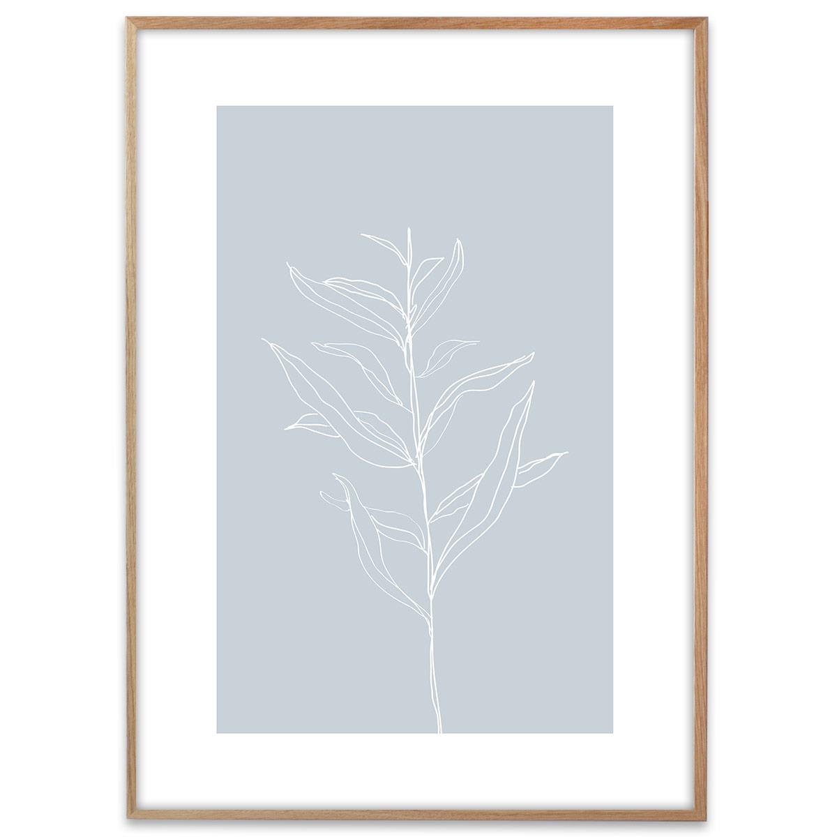 Plakat - One line flower #2