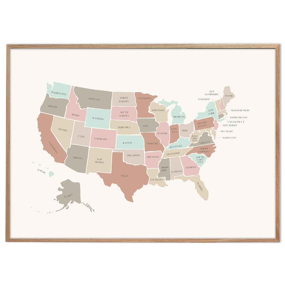 Plakat - Amerikas stater