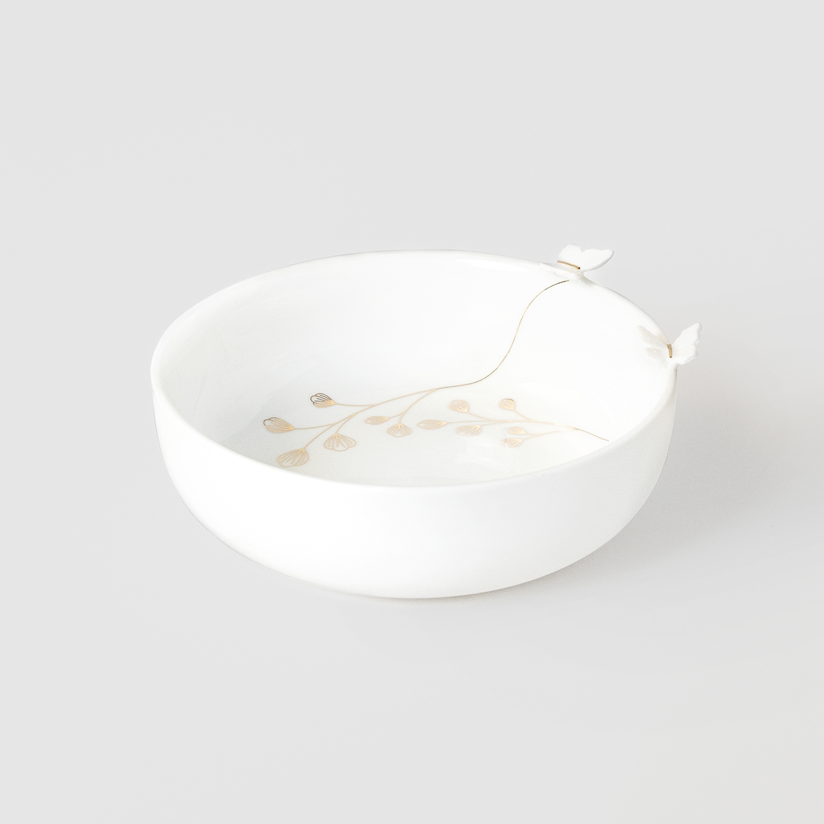 Räder Stor Skål i porcelæn med Sommerfugl
