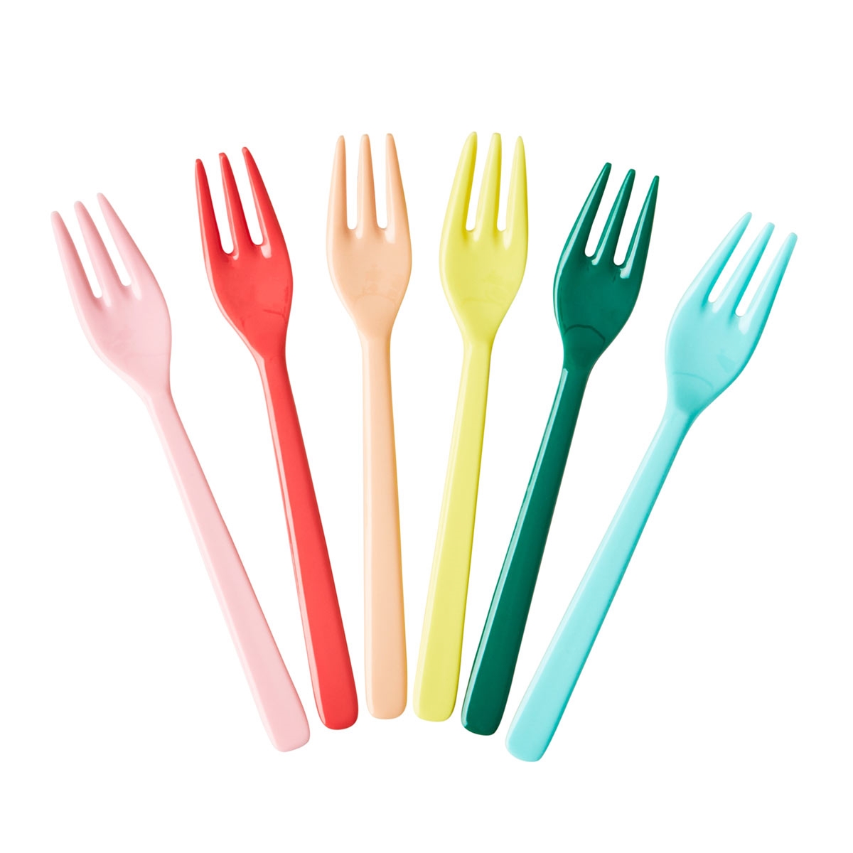 RICE Kagegafler i melamin - Dance Out Colors