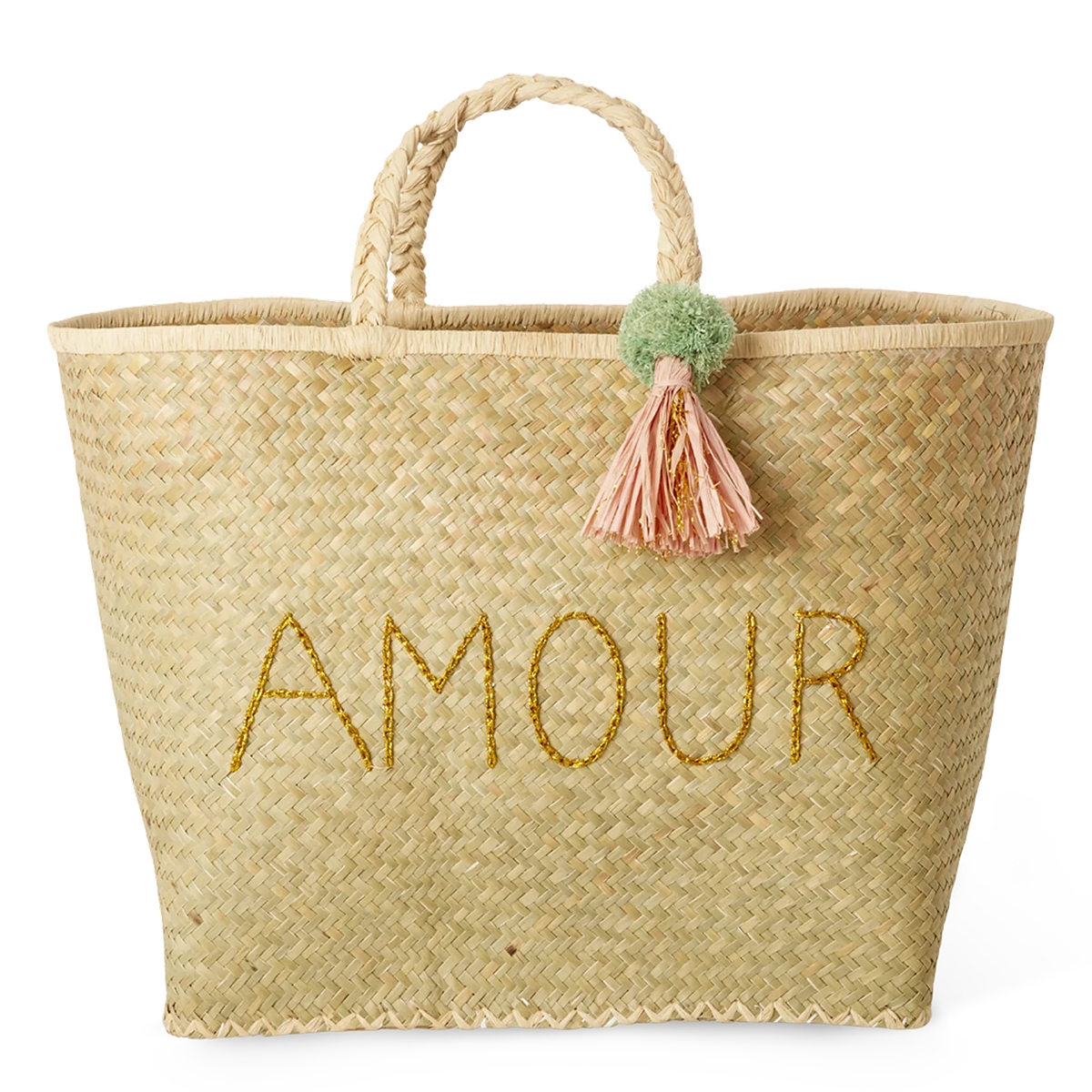 RICE Raffia taske - Amour