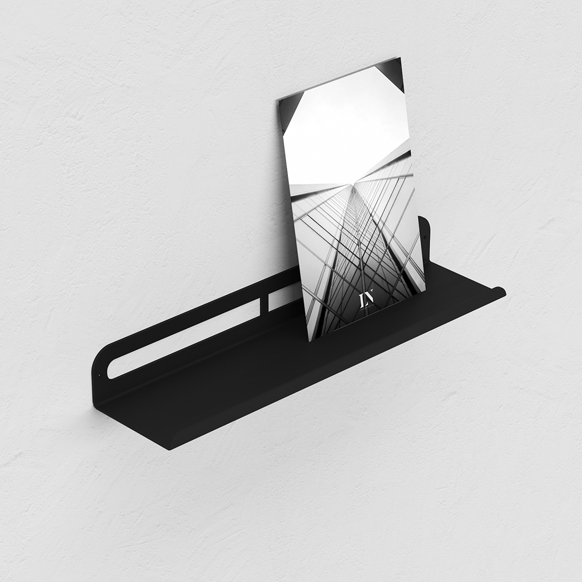 SECTOR Gallerihylde i metal - 27,5 cm. Sort