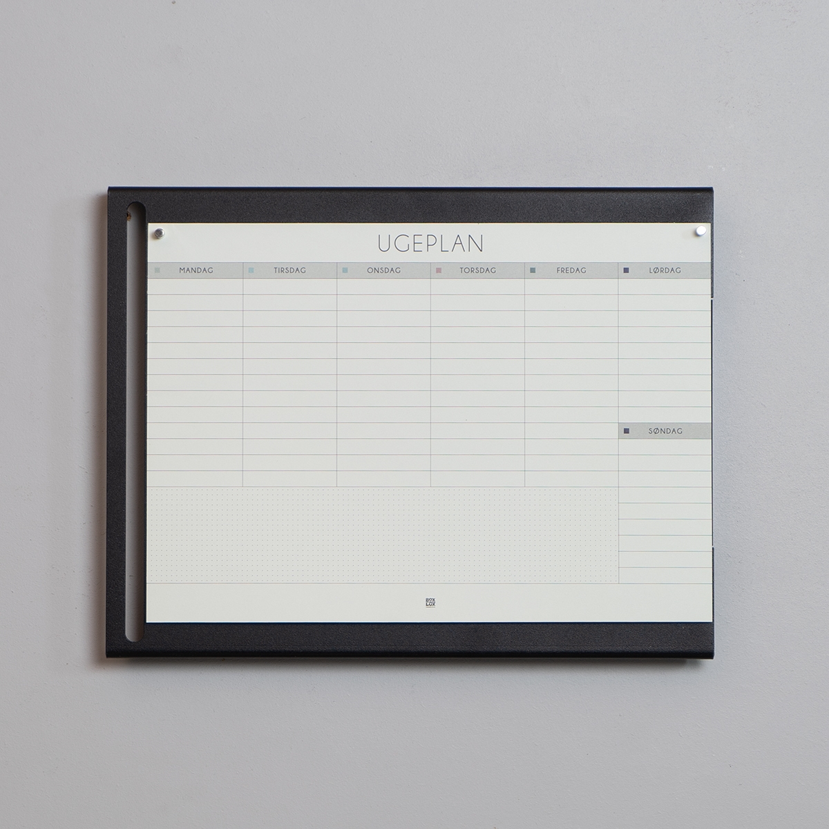 SECTOR Noteboard - A4 Magnettavle - Sort