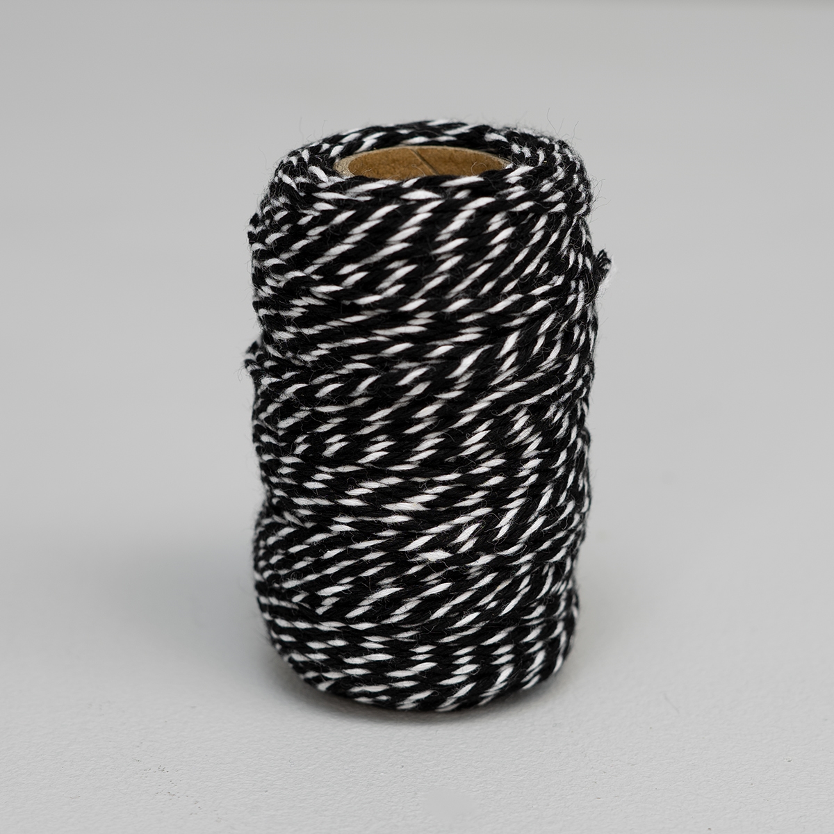 Bomuldssnor - Sort/hvid