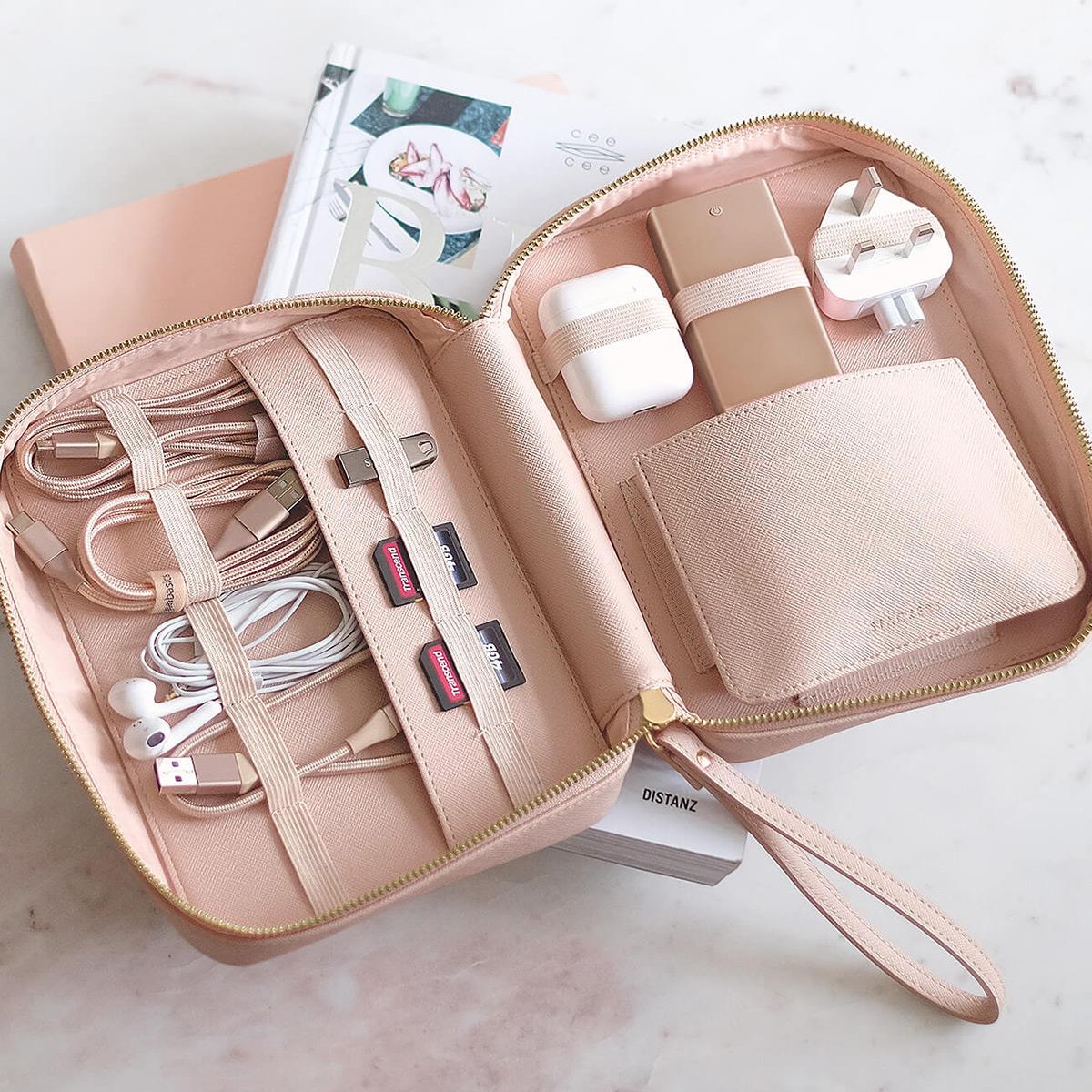 Stackers - Cable Tidy, Blush Pink