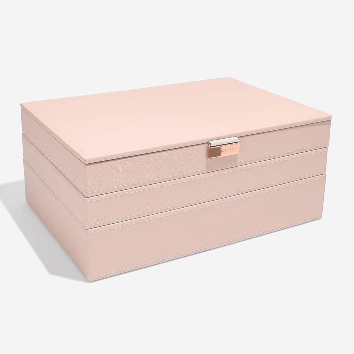 Stackers smykkeskrin - SUPERSIZE, Blush Pink - sæt af 3 stk.