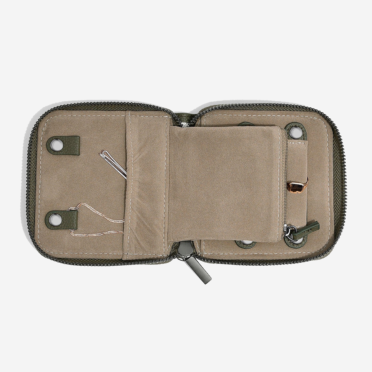 Stackers TOGO smykketaske - Olive, SMALL