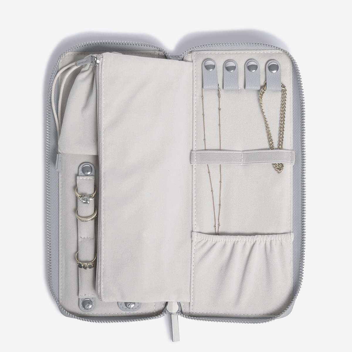 Stackers TOGO smykketaske - Pebble GREY, MEDIUM