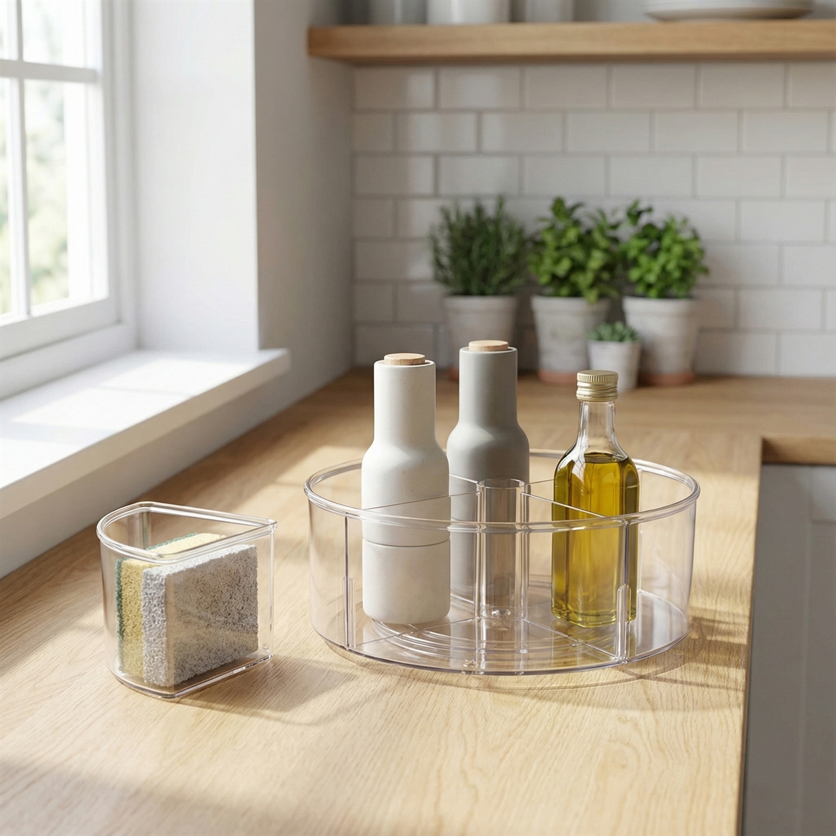 The Home Edit by IDesign - Drejefad i Plast. Ruminddelt
