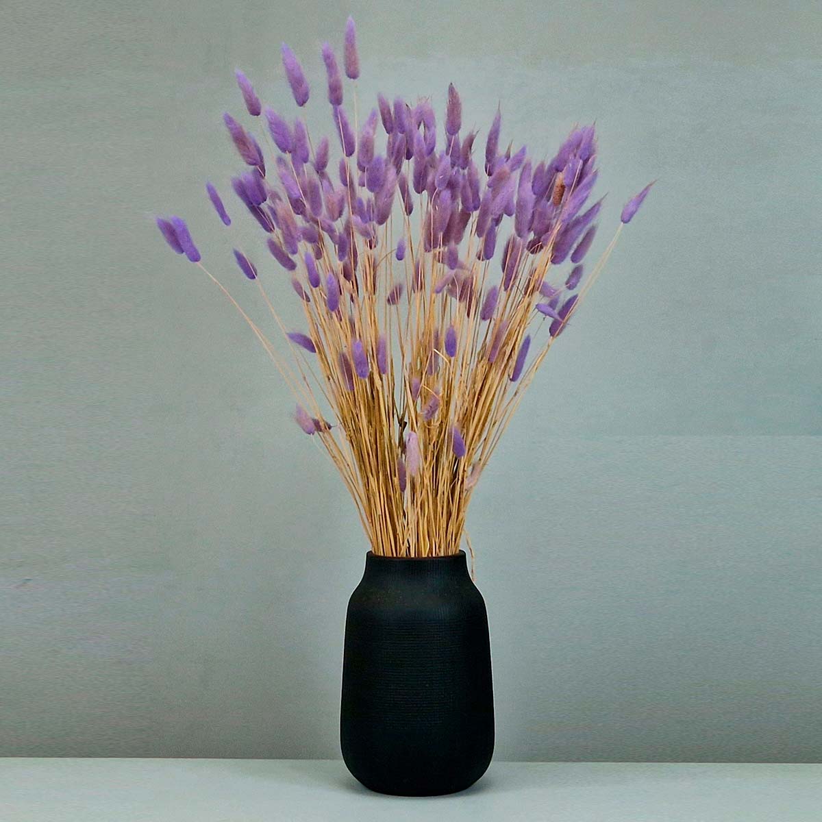 Tørrede Blomster - Lagurus, Lilac XL bundt